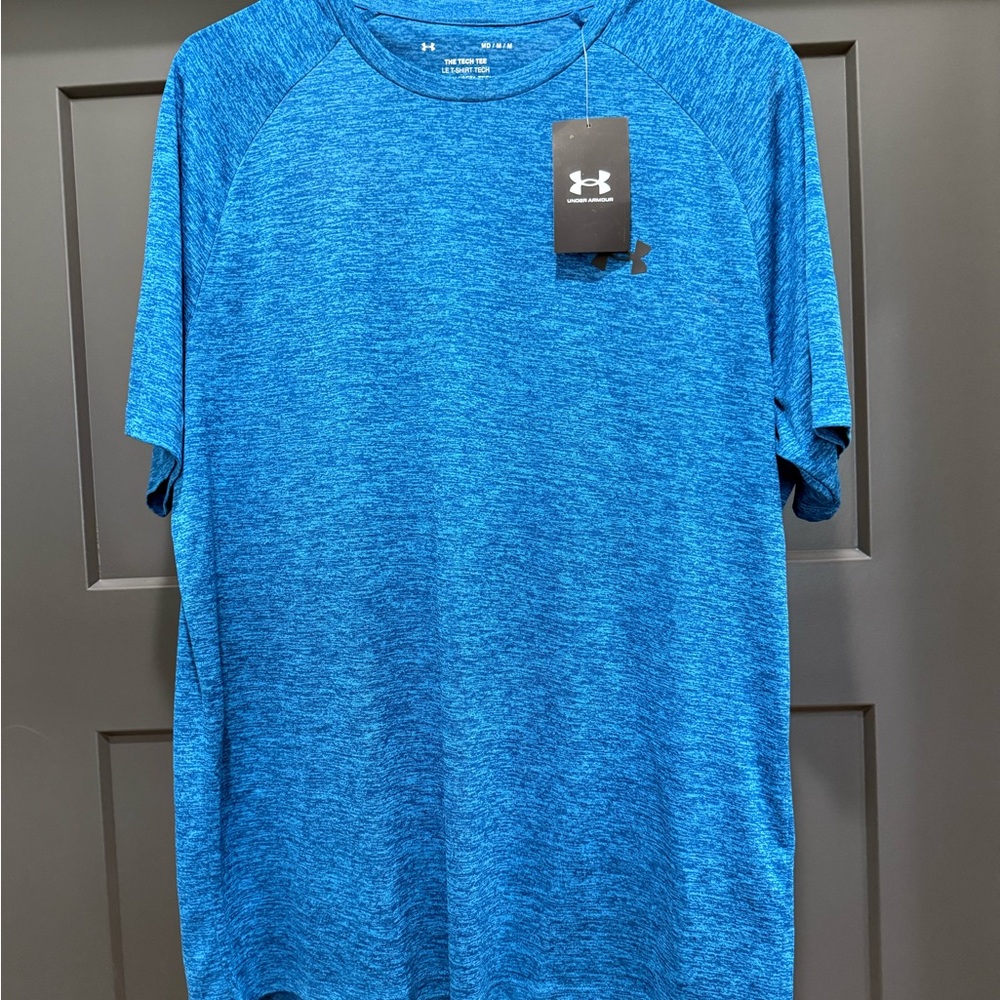Under Armour Men's Heathered Blue Tee